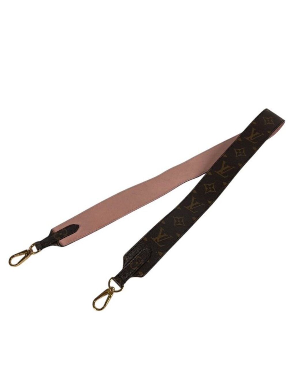 Louis Vuitton Shoulder Strap Monogram Canvas Rose Poodle Pink